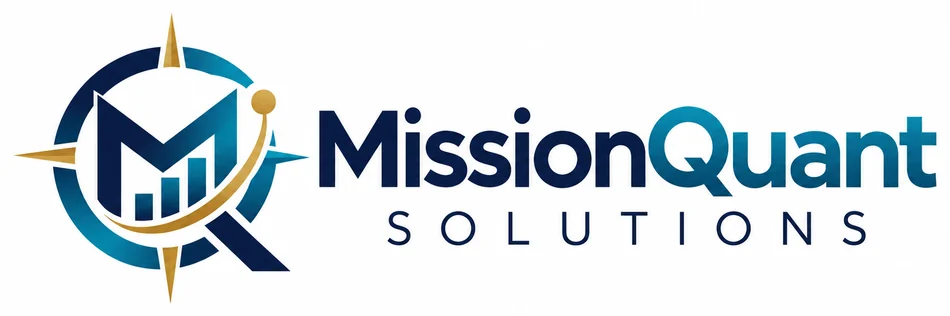 MissionQuant Solutions, M inside Q compass emblem